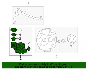 Honda Civic X FC 16-20 brake master cylinder with reservoir and manual transmission cover