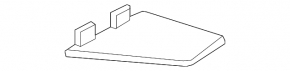 BMW X1 F48 16-22 lower left side mirror cover without backlight