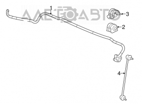 Front stabilizer Acura ILX 13-22 20mm
