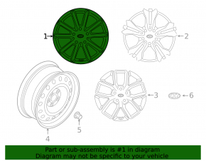 Wheel disk R16 Hyundai Sonata 18-19 light curb