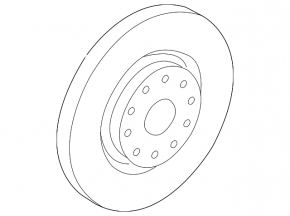 Front left brake disc VW Tiguan 18-24 340/30mm