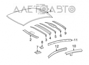 Metal roof for Toyota Avalon 2005-2007