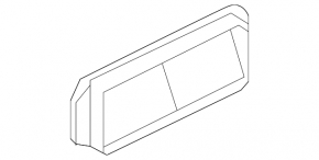 Ventilation shield left Nissan Leaf 18-