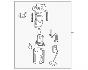 Fuel pump petrol pump Toyota Prius 50 Prime 16-19