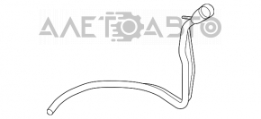 Toyota Highlander 14-16 fuel filler neck without filter