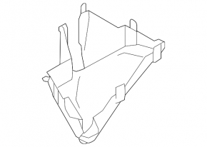 Subaru Forester 19-SK underhood fuse box housing lower part