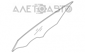 Front left door glass Hyundai Azera 12-17