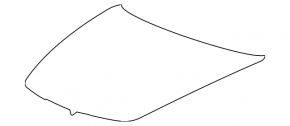 Cadillac CTS 14-19 bare hood