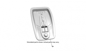Front light GMC Terrain 10-16 under the sunroof, under the electric trunk door