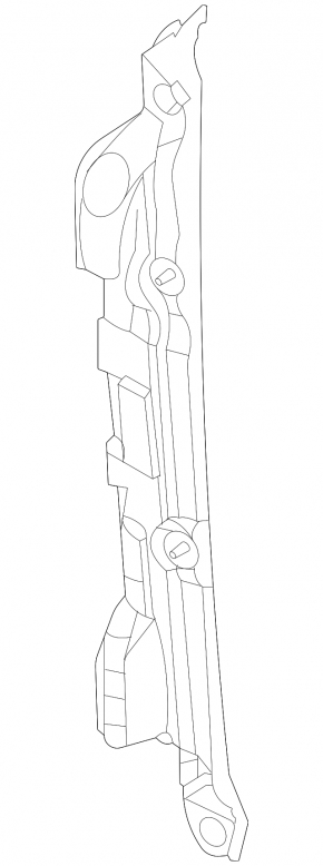 Seal wing door-wing left Hyundai Elantra 21-23
