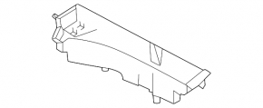 Left trunk tray made of foam plastic for Nissan Murano 25-26