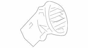 Right air duct Mercedes W164 ML beige