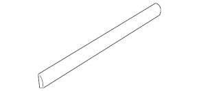 Lower rear right door trim for Mazda3 03-09