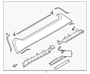 Mazda3 03-09 HB Tailgate Spoiler
