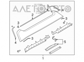 Mazda3 03-09 HB Tailgate Spoiler