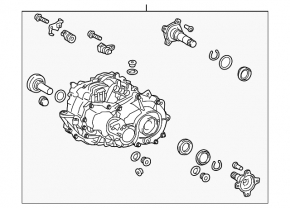 Toyota Rav4 16-18 Hybrid Rear Differential, 117kW 