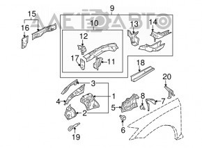 Front right quarter Nissan Murano z50 03-08