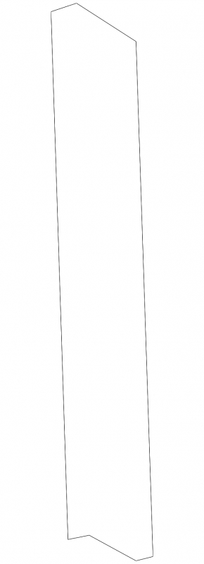 Rear left side door trim for Mazda6 09-13