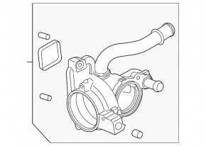 Cooling system flange Ford Edge 19- 2.0T