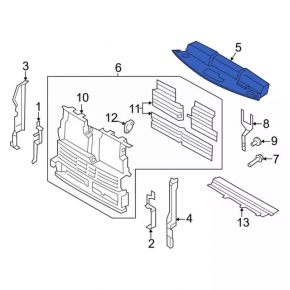 Ford Edge 19 TV Cover - Rest