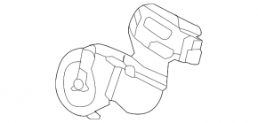 Driver's seat back blower assembly for Land Rover Range Rover Velar 18-23