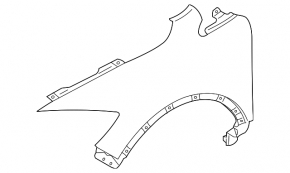 Front left fender Mazda CX-9 07-15