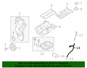 Oil Dipstick Tube Nissan Sentra 13-18 1.8 MR18DE