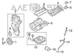 Oil Dipstick Tube Nissan Sentra 13-18 1.8 MR18DE