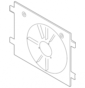 Diffuser radiator shroud bare Volkswagen ID.4 21-23 under 450 watt