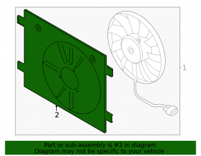 Diffuser radiator shroud bare Volkswagen ID.4 21-23 under 450 watt