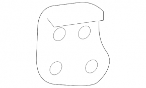Upper Front Left Fender Bracket GMC Terrain 18-