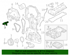 VVT-i valve Nissan Rogue Sport 17-19