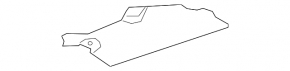 Front left underbody protection BMW 3 G20 19- small