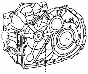 Front cover automatic transmission Toyota Camry v70 18-24 8 speed