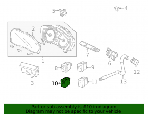 LDW button Acura MDX 14-20