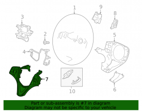 Steering Wheel Controls Acura TLX 15-19