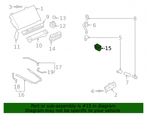 Audi E-Tron 19-23 Parking Button