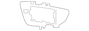 Bracket for the blind spot sensor BSM left BMW 3 G20 23-25