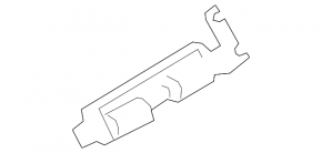 Rear wiper linkage bracket BMW X1 F48 16-22 with weight