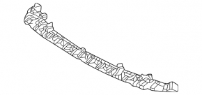 Front Bumper Absorber Lower Toyota Sienna 21-25