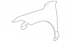 Front right wing for Toyota Avalon 19-22, steel