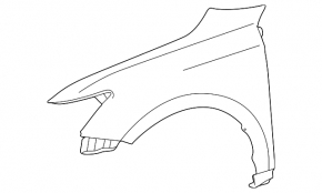 Front right fender Lexus CT200h 11-17