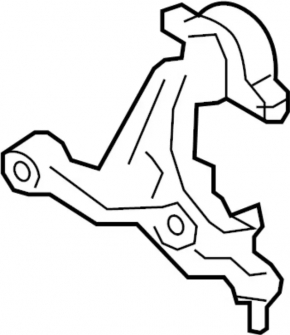 Lower control arm front left Infiniti Q50 14-20 3.0T, 3.5, 3.7 RWD torn silent blocks