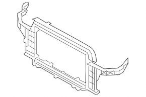 TV panel radiator Hyundai Veloster 12-13 dorest
