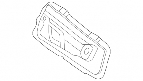 Bare heater housing for BMW X5 G05 19-24 with 2-zone control