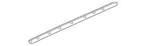 Front right lower door seal Acura MDX 14-20