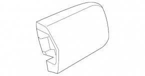 Front left outer handle plug Nissan Kicks 18-24