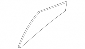 Door glass triangle rear right Nissan Altima 19-24