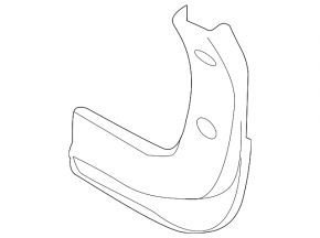 Mudguard rear right Kia Soul 17-19