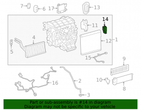 Lexus ES300h 19-26 Air Conditioner Heater Valve